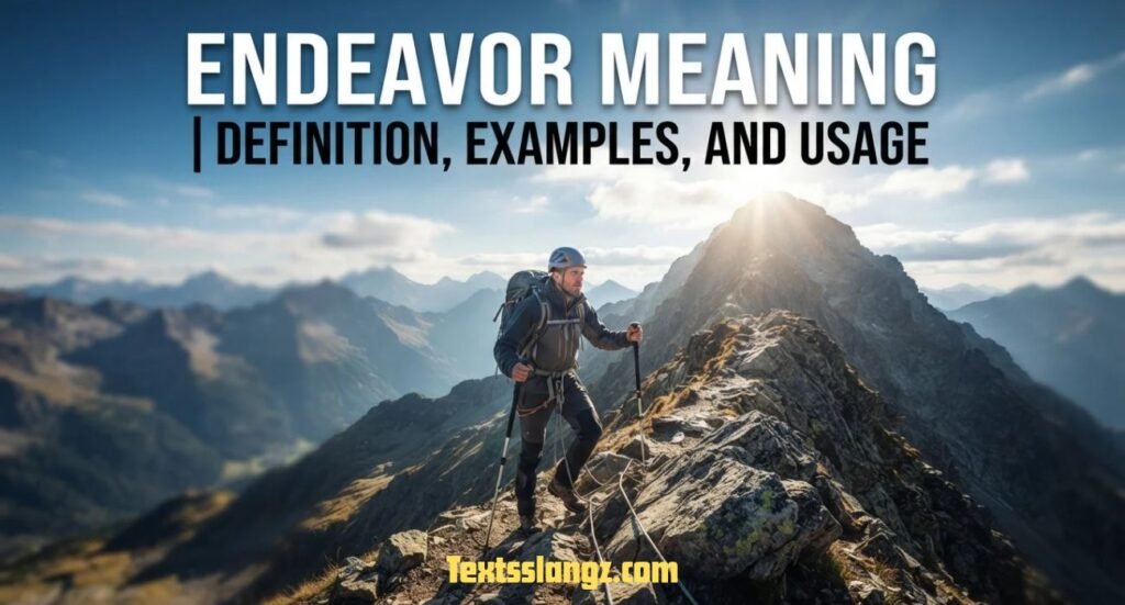 endeavor-meaning