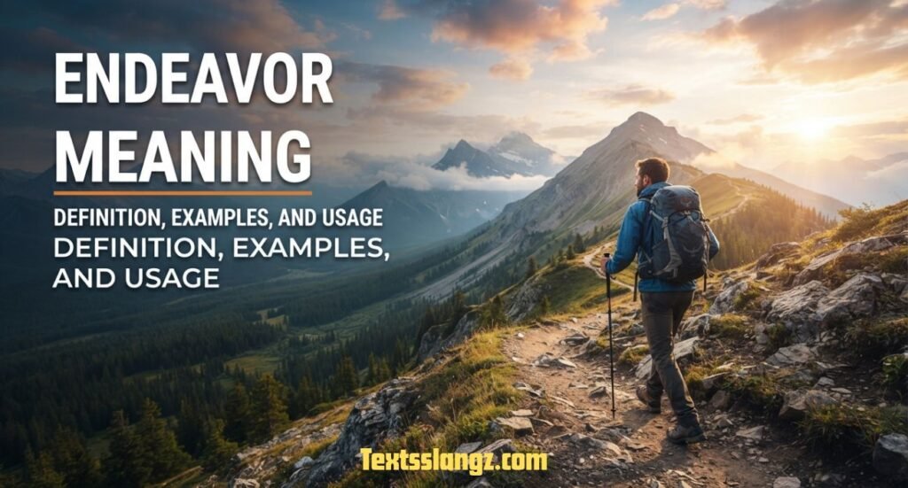 endeavor-meaning