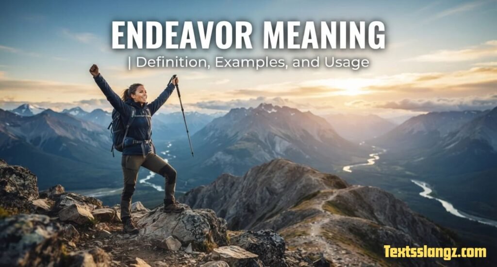 endeavor-meaning