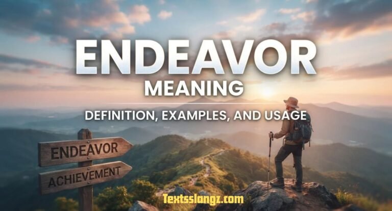 endeavor-meaning